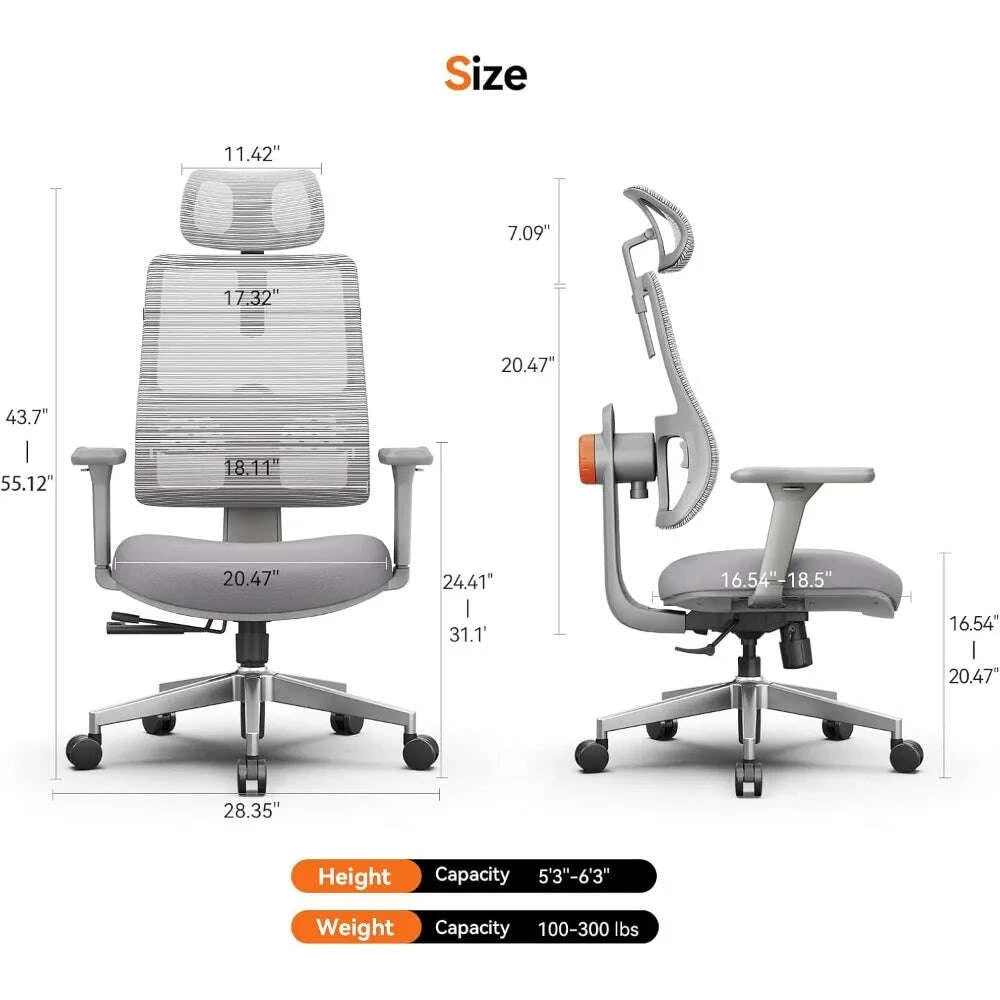 newtral-ergonomic-high-back-office-chair-home-office-desk-chair-with-auto-following-lumbar-support-adjustable-headrest-3d-armkimludkimlud-35571003