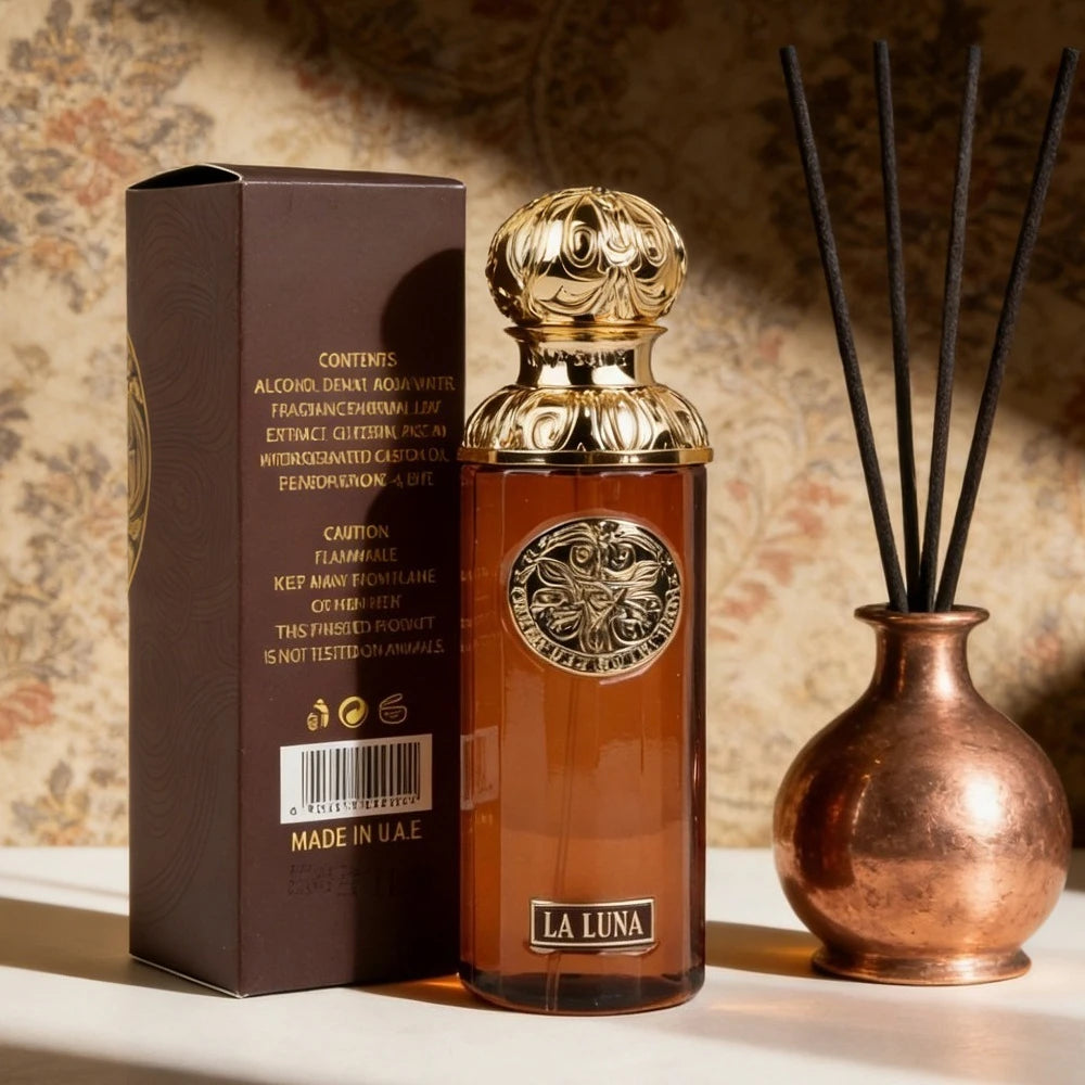 Luxurious Arabian Oudh Floral Perfume — Brown | KIMLUD