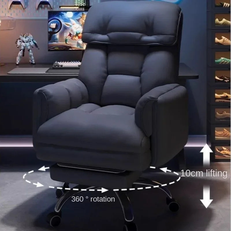 Office Chair – Ergonomic Big and Tall – Adjustable Footrest | KIMLUD
