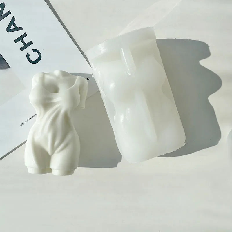 KIMLUD, Adonis Sculpture Torso Mold Human Candle Mold DIY Body Abdominal Muscle Man's Statue Plaster Sculpture Male Silicone Mold, KIMLUD Womens Clothes