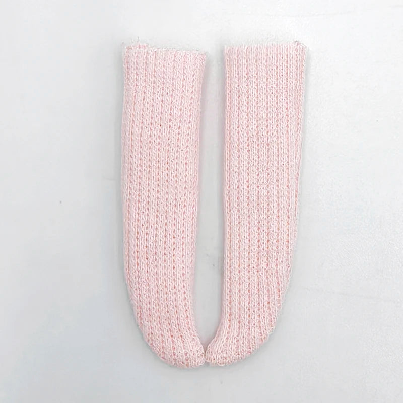 Cloth Socks For Blythe Doll Long Stockings — Black | KIMLUD