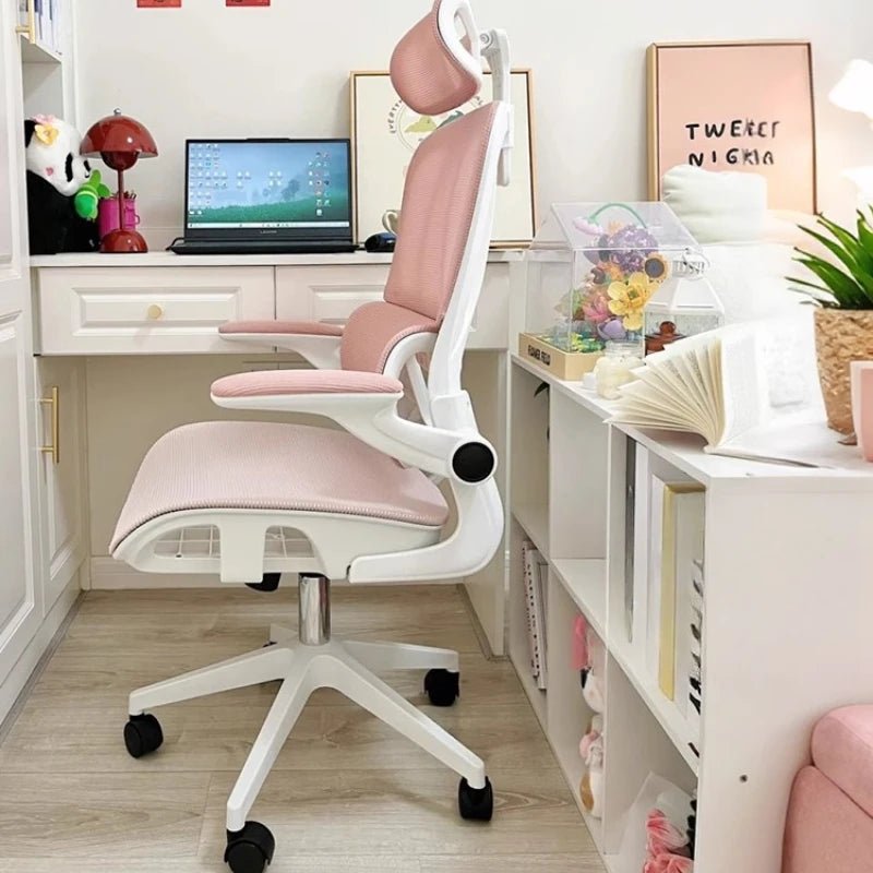Ergonomic Mesh Office Chair Modern Swivel — Deep Black | KIMLUD