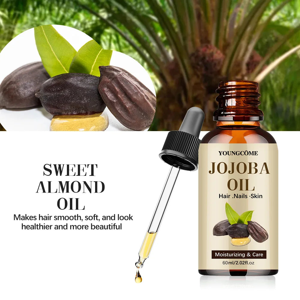 Organic Jojoba Oil For Face And Hair — Amber | KIMLUD