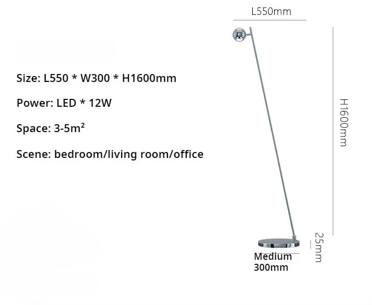 Hot Selling Wind Living Room Sofa Next To The Floor Light Modern Simple Sense Can Rotate The Hand Sensing Bedroom Floor Lamp