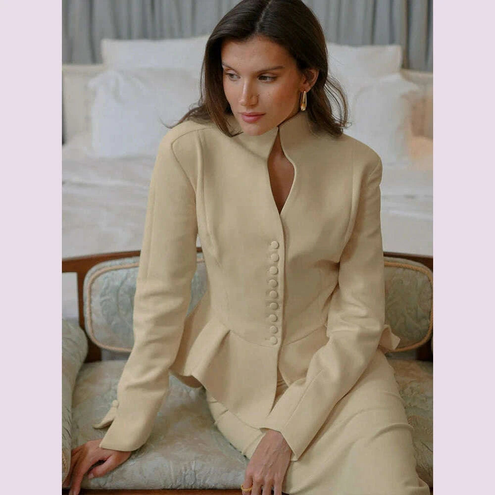 weird-puss-elegant-office-2-piece-set-women-classic-autumn-trend-single-breasted-ruffled-jacketpeach-hip-mid-skirt-slim-outfitskimlud-womens-fashion-34628514