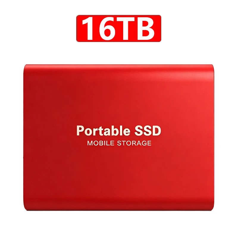 High-Speed Slim Portable External SSD 2TB — Black | KIMLUD