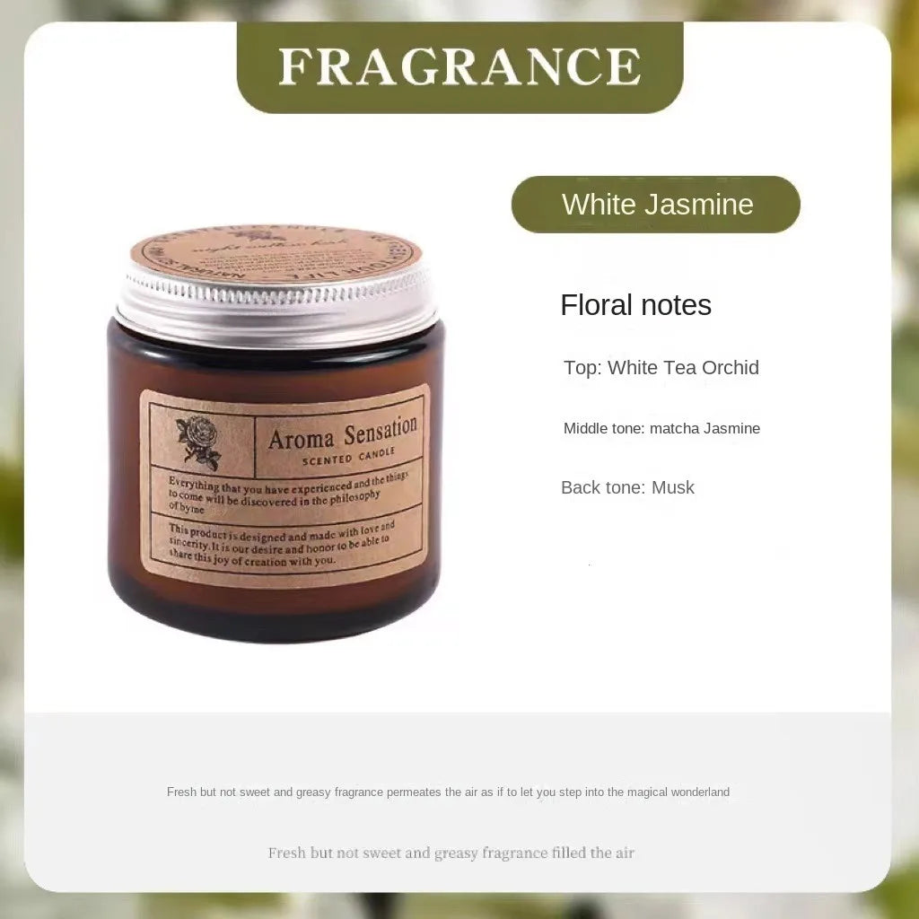 Soy Candle Smokeless Aromatherapy Cup — Amber | KIMLUD