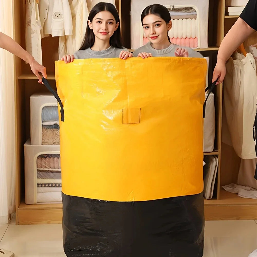 Oxford Heavy-Duty Storage Bag for Clothes — Black | KIMLUD