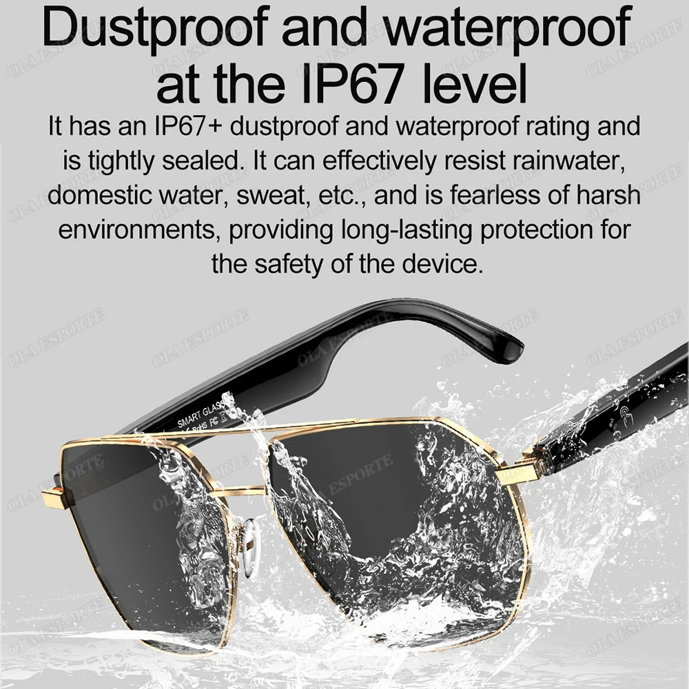 For Xiaomi Smart Glasses AI Intelligent Translation Wireless Bluetooth Real-time Simultaneous Interpretation Headset Sunglasses