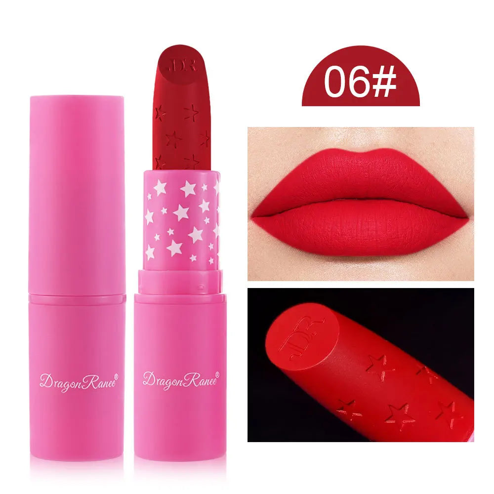 Velvet Matte Lipstick Waterproof — Nude Pink | KIMLUD