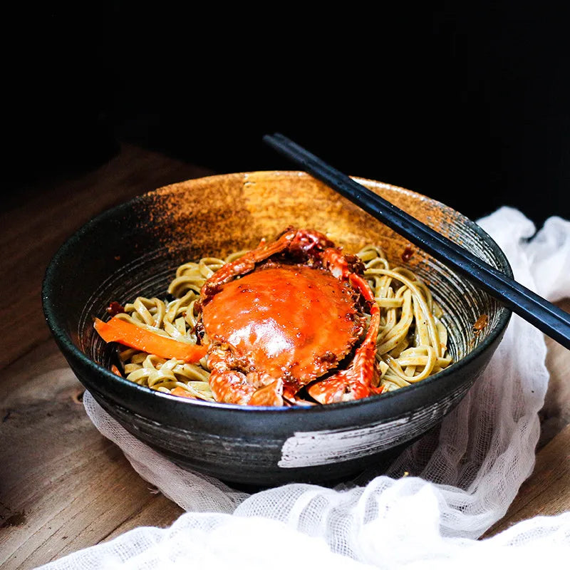Porcelain Ramen Bowl 7.5 Inch Large — White | KIMLUD