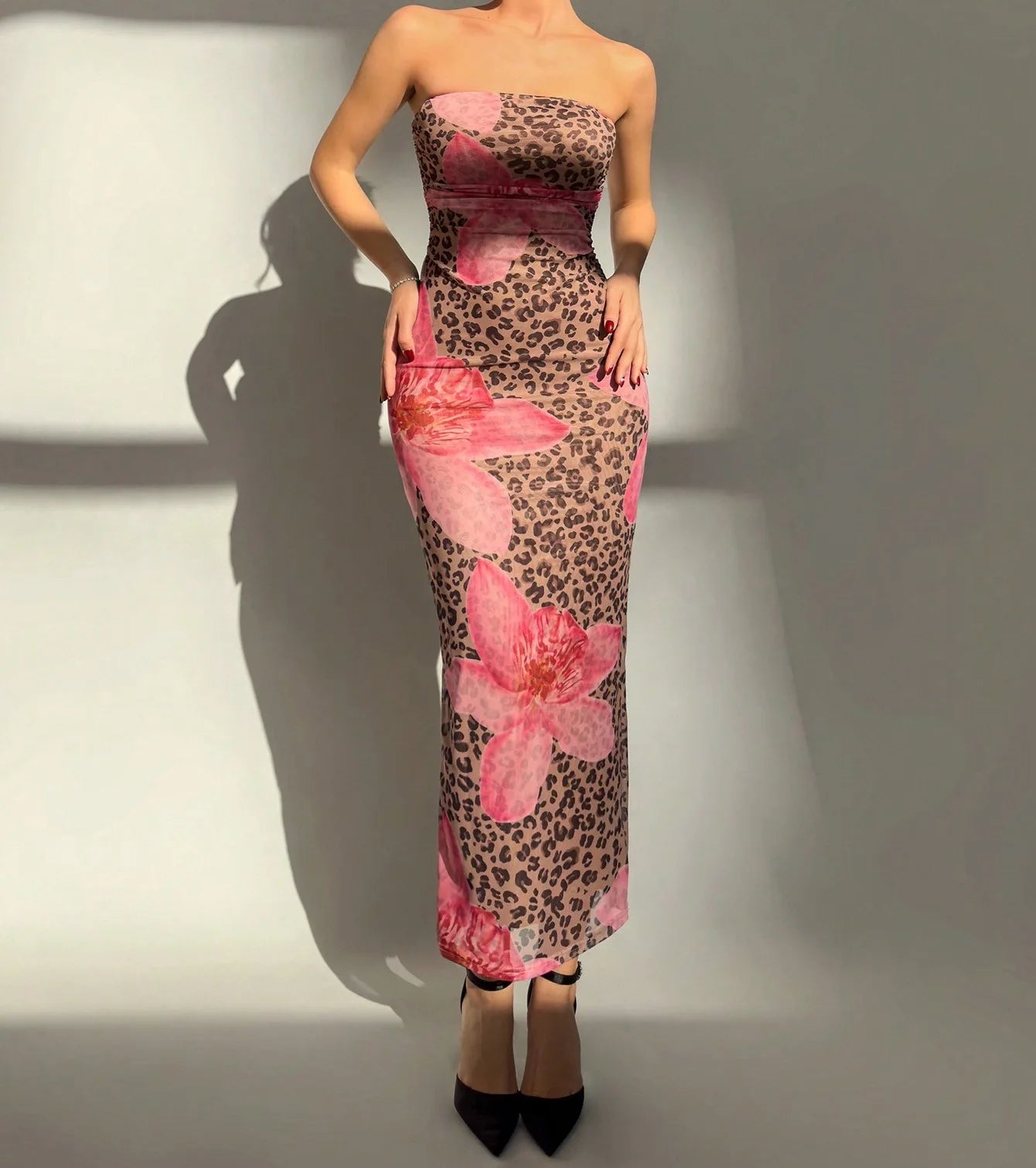 New Women's Dresses Summer Vintage Strap Casual Slim Elegant Evening Sleeveless Night Ruffles Sexy Maxi Long Dress Vestidos Sexy