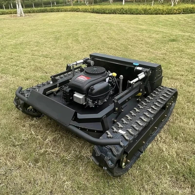 Remote-Control Lawn Mower High Torque Self-Propelled — Matte Black | KIMLUD