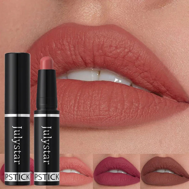 Matte Lipstick Pencil – Long-Lasting Waterproof – Nude Brown | KIMLUD