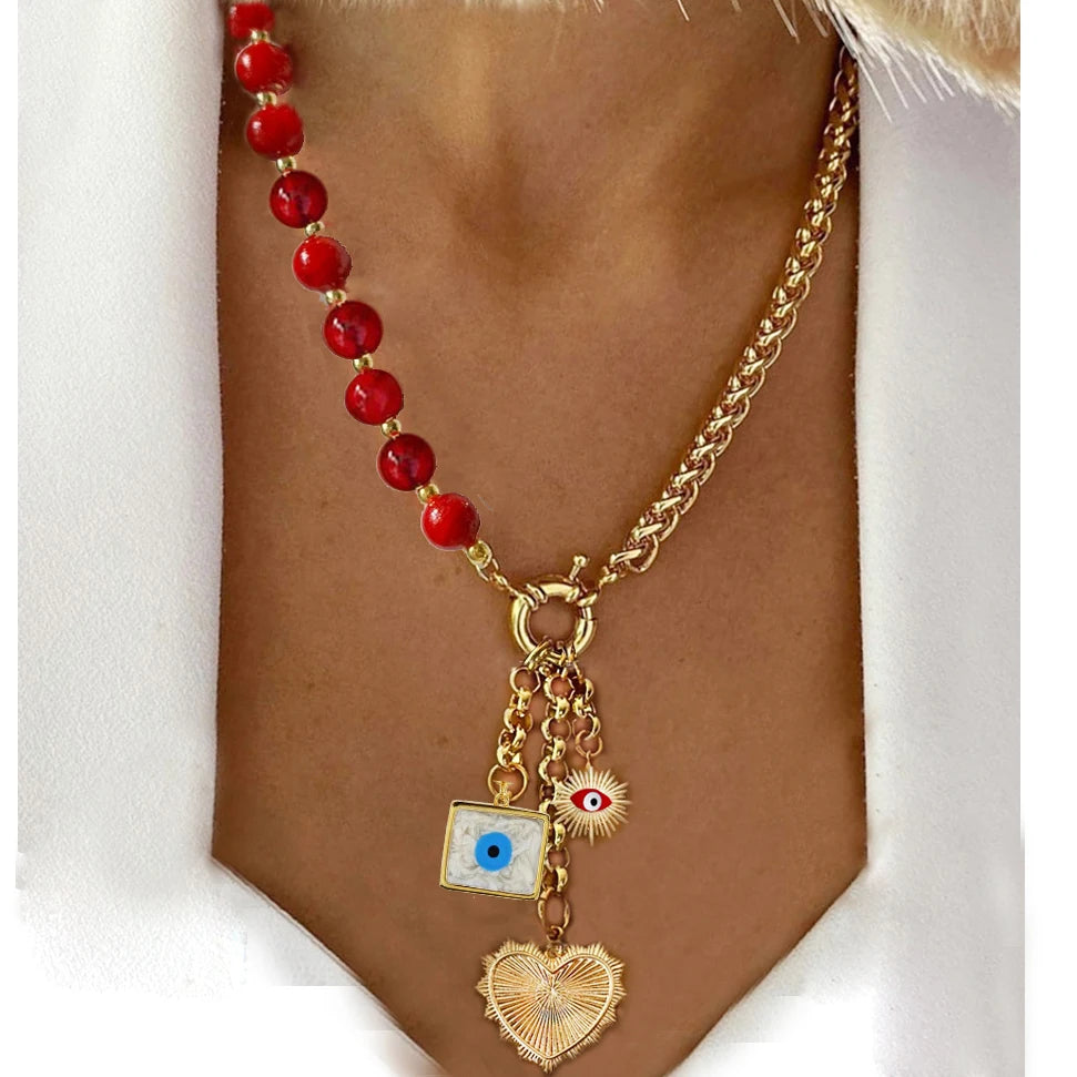 Pearl Multi-Layer Statement Necklace — Ivory | KIMLUD