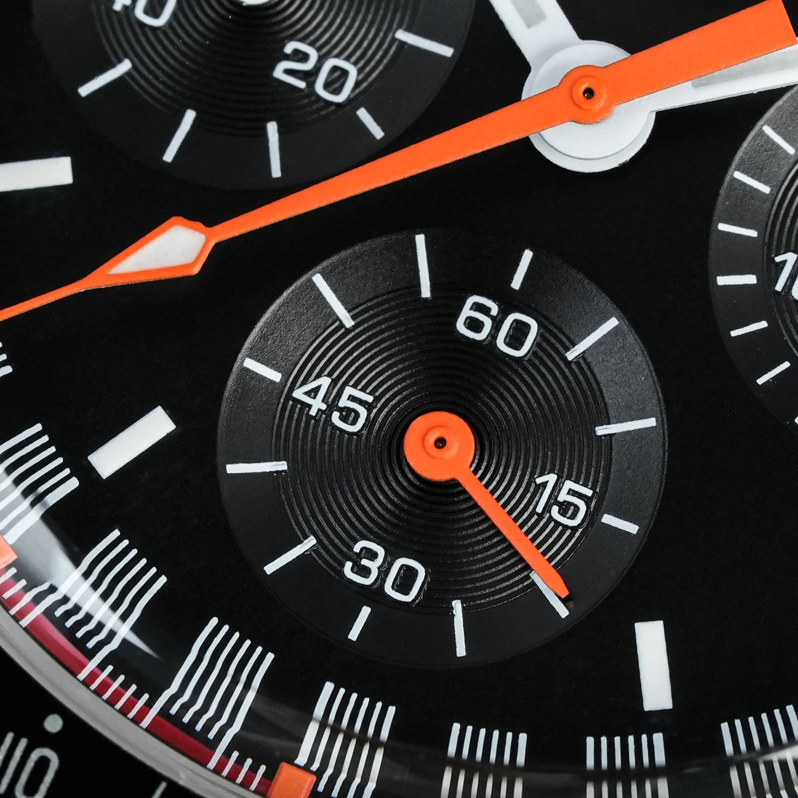 Watchdives WD1863 Quartz Watch VK63 Chronograph Movement Bubble Sapphire Crystal 10Bar Waterproof Luminous 39mm Vintage Watches