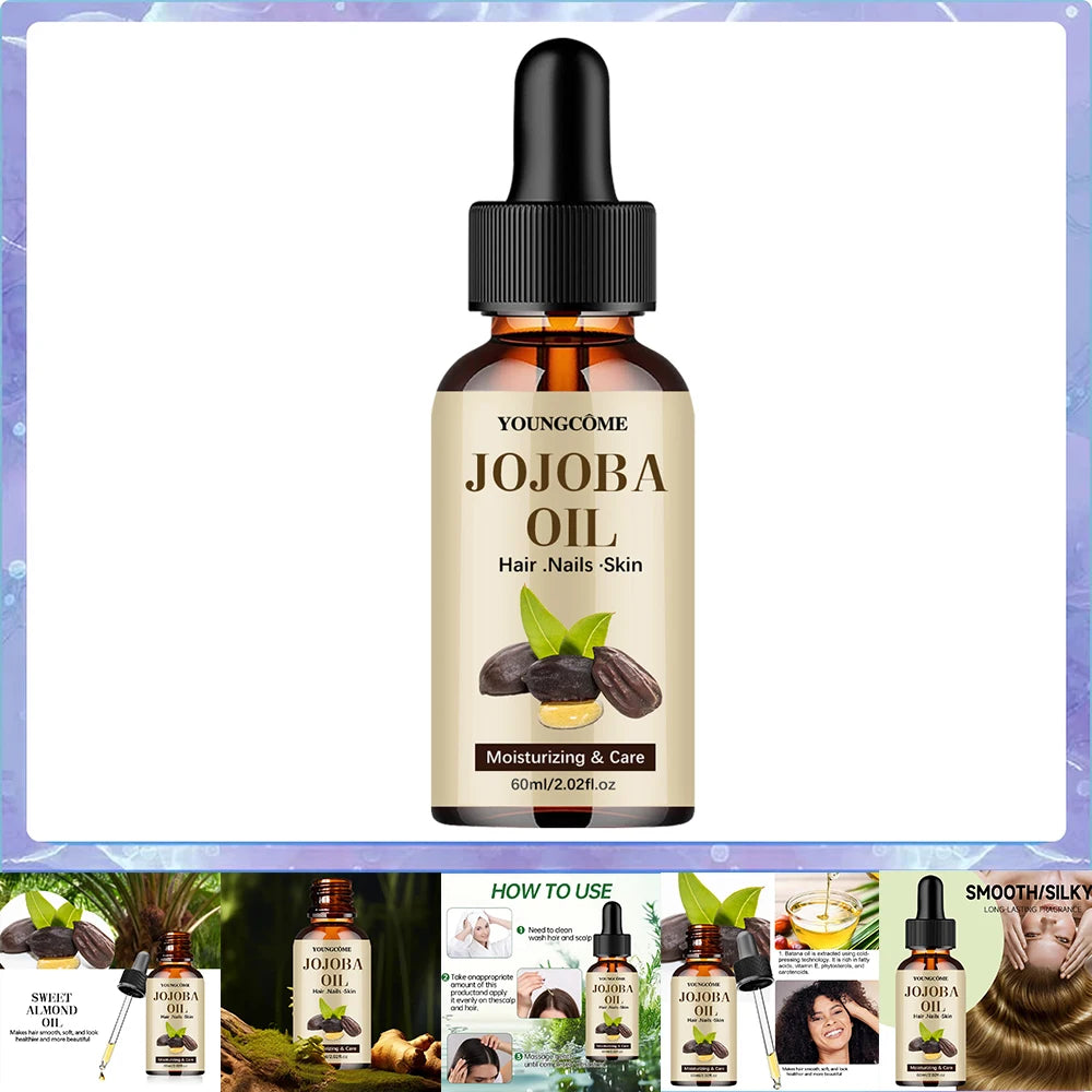 Organic Jojoba Oil For Face And Hair — Amber | KIMLUD