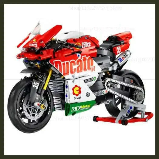 red-110-racer-motorcycle-building-blocks-set-800-pcs-moc-diy-bricks-gifts-for-boys-kids-adults-racing-model-diy-toys-christmaskimlud-womens-fashion-34620369
