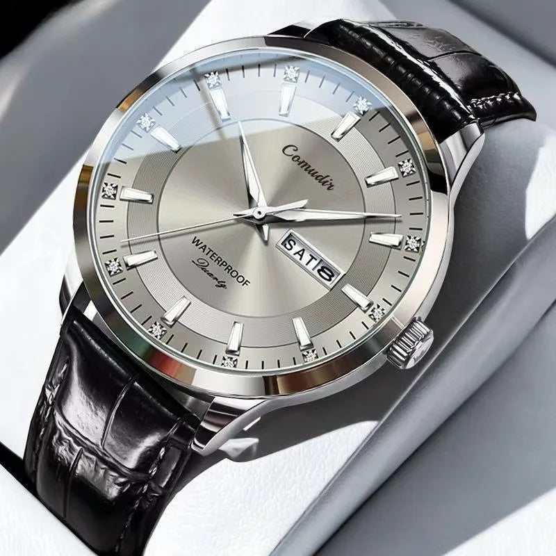 Fully Automatic Mechanical Watch Men's Watch Hollow Waterproof Tide Luminous Double Calendar