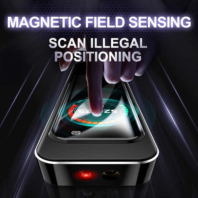 Hidden Camera Detector 1.9 Inch Touch Screen — Black | KIMLUD