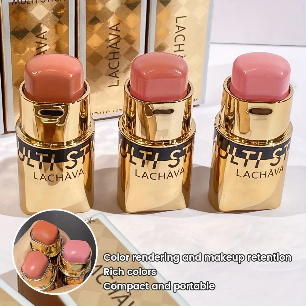 Blush Stick, Natural Nude Makeup Brightening And Embellishing Three-Dimensional Makeup, Facial Multi-Functional, Lips, Blush