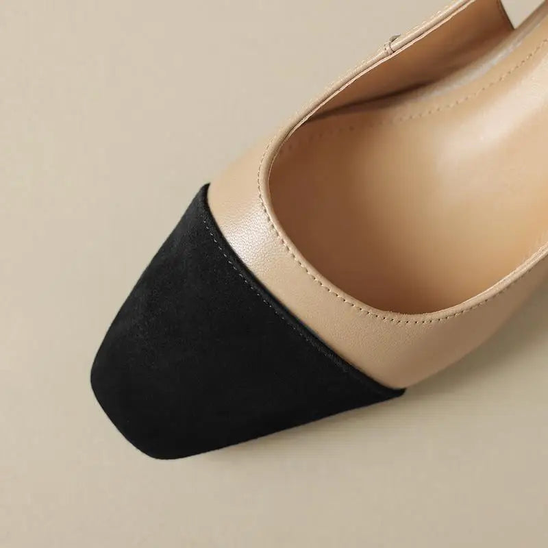 MORAZORA Big Size 34-43 New Genuine Leather Shoes Women Sandals Slingbacks Summer Shoes High Heels Party Wedding Shoes