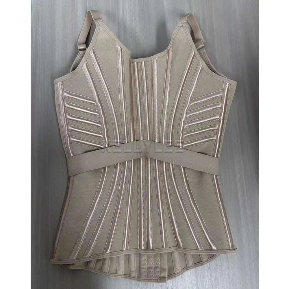 Women's Tummy Control Fajas Colombianas Post Surgery Shaping BBL Girdles Underwear Slimming High Compression Shaper with Bones