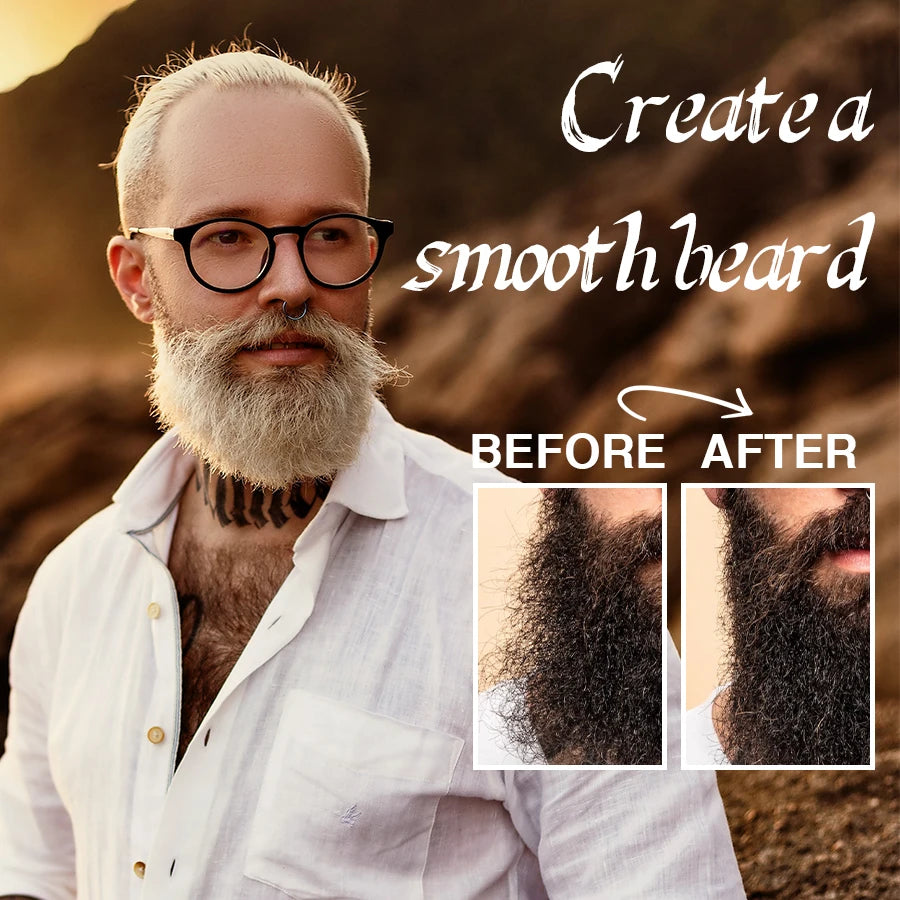 Macadamia Oil Beard Care Kit — Moustache Shampoo Oil | KIMLUD