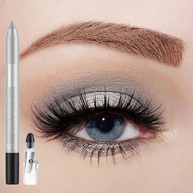 Eyeshadow Pencil – Long-Lasting Waterproof – Metallic Blue | KIMLUD