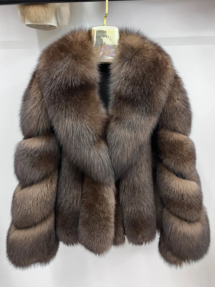 Fox Fur Coat – Luxury Mid-Length – Fox Fur | KIMLUD