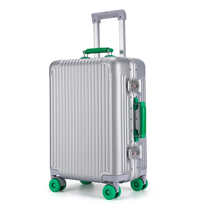 20 - inch Wide - handle Simple Student Luggage, 24 - inch Large - capacity Men's Travel Suitcase, 26 - inch Aluminum - frame Rol