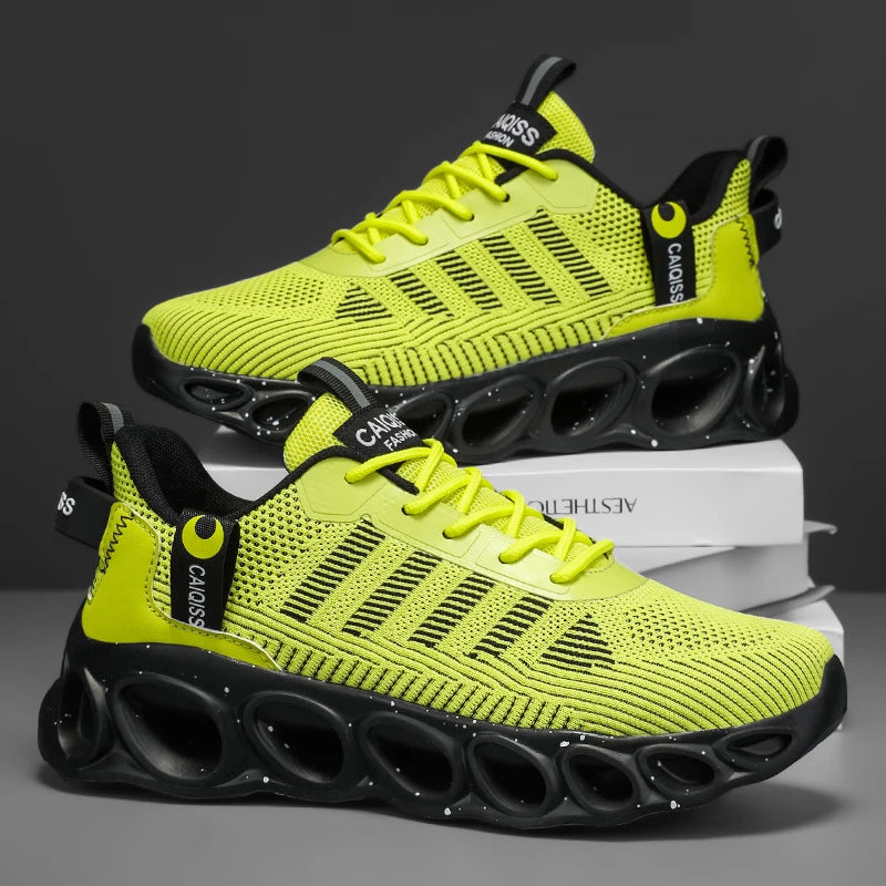 Men's Casual Shoes – Shock-Absorbing – Breathable Lace-Up – EVA | KIMLUD