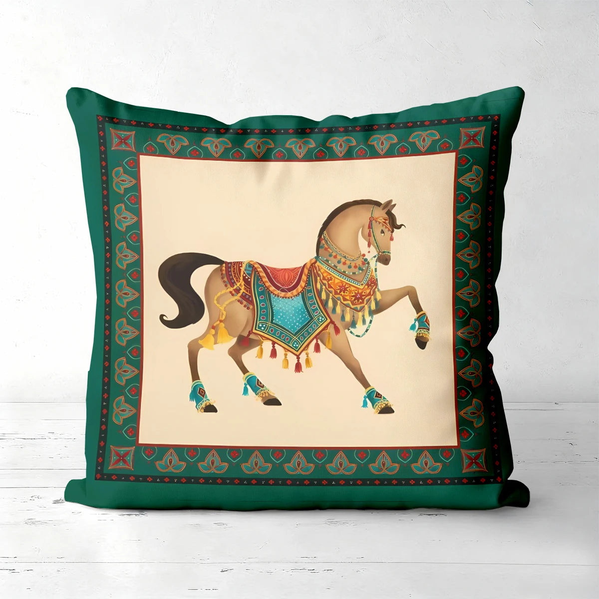 Stylish Horse Patterned Cushion Covers For Home Decor Polyester pillowcase, sofa decorative cushion cov Headboard Pillow