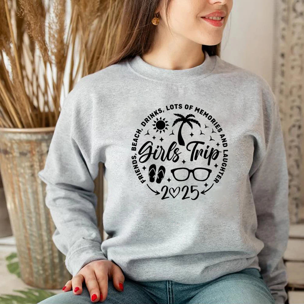 Soft Knit Graphic Print Sweatshirt — Beige | KIMLUD