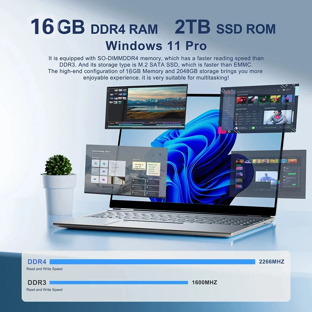 2026 New Core i9 10980HK Portable Gaming Laptop Computer 16GB DDR4 1/2TB SSD Windows 11 Pro 1920*1080P Office Gaming PC Notebook