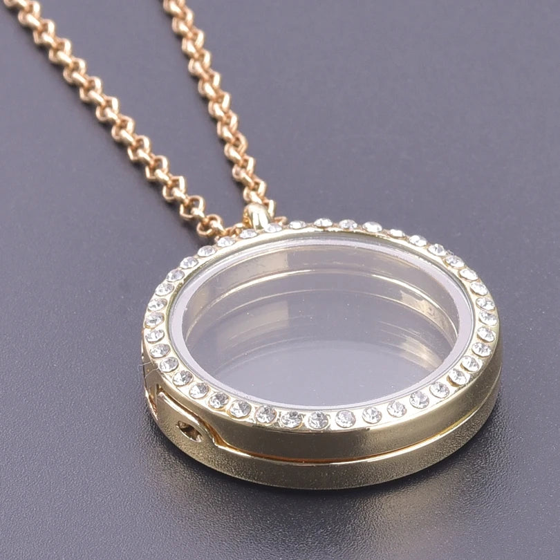 Silver-Tone Heart-Shaped Glass Reliquary Locket Pendant With Antique Filigree Keepsake Window — Silver | KIMLUD