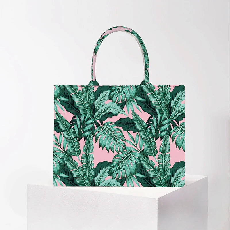 Personalized Tote Bag Canvas Printed — Natural | KIMLUD