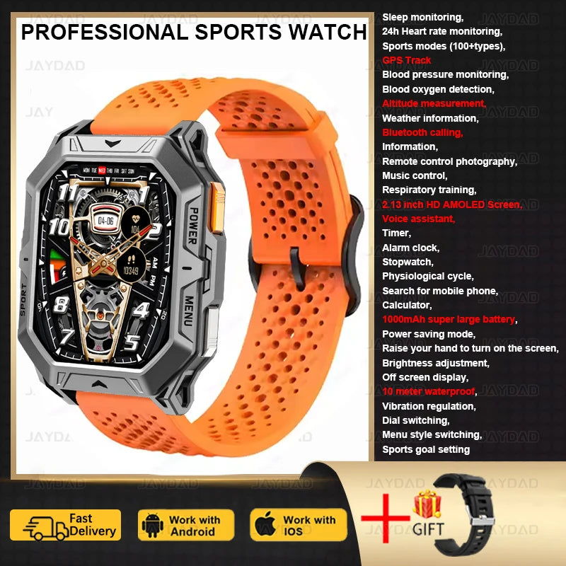 2025 New For Huawei Original Premium GPS Smart Watch Men Ultra HD Screen 1000MAH Battery BT Call 10ATM Waterproof Smart Bracelet