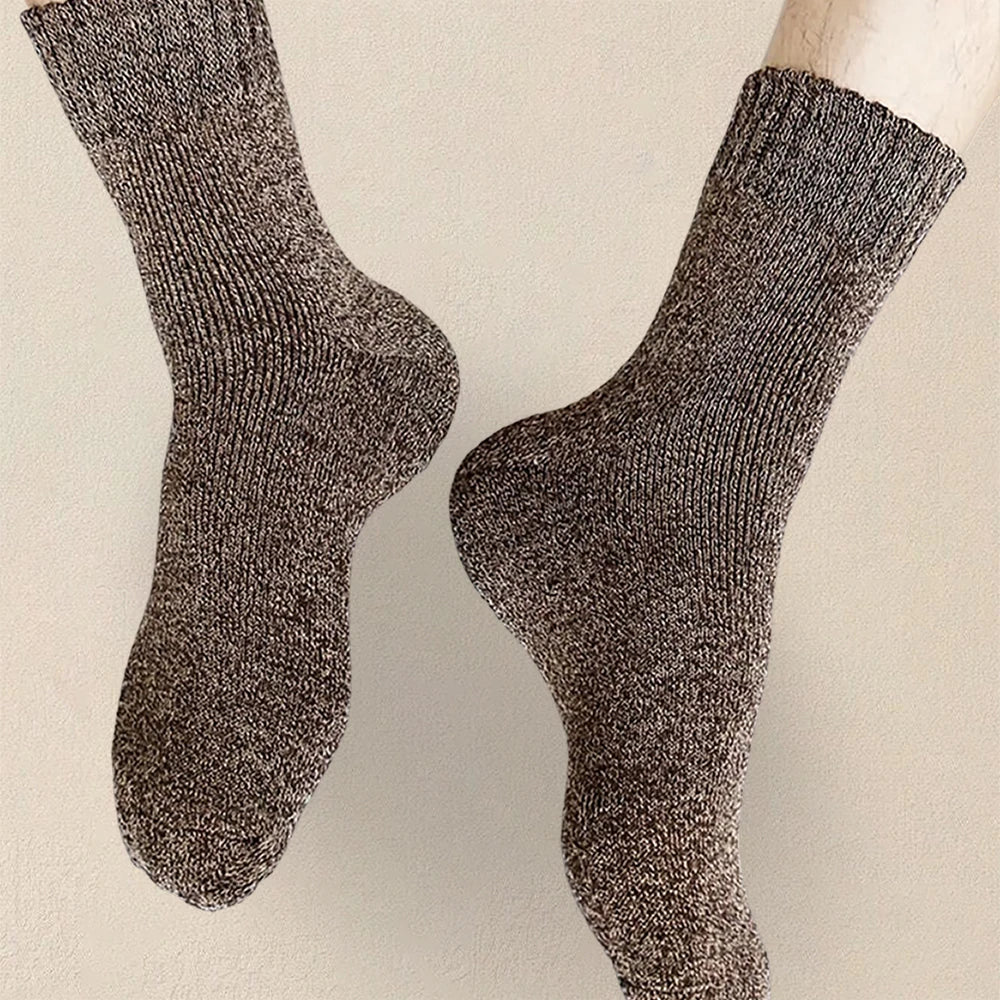 Polyester Spandex Socks Solid Color — Black | KIMLUD