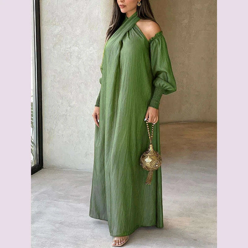 modigirl-american-retro-halter-neck-loose-dress-cold-shoulder-puff-sleeves-h-line-maxi-dress-2025-new-elegant-evening-dresseskimlud-womens-fashion-34599711