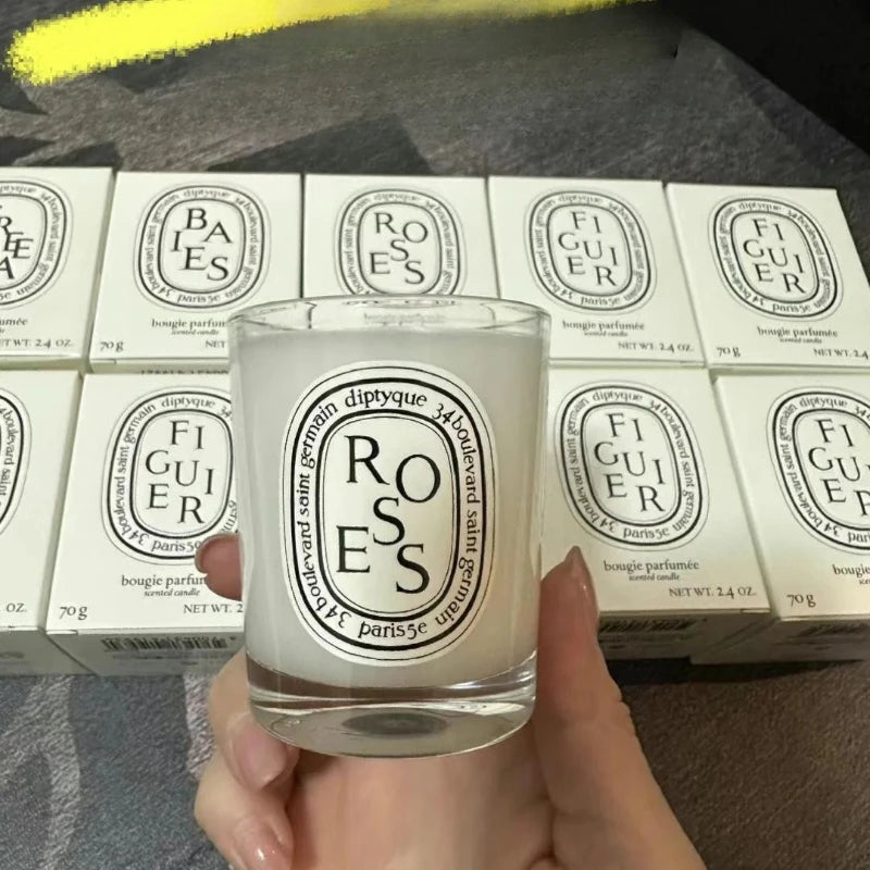 KIMLUD, 70g Classic Aromatherapy Candle Fig Natural Plant Essential Oil Amber Scented Candle Home Tuberose Fragrance Decoration Gift, KIMLUD Womens Clothes