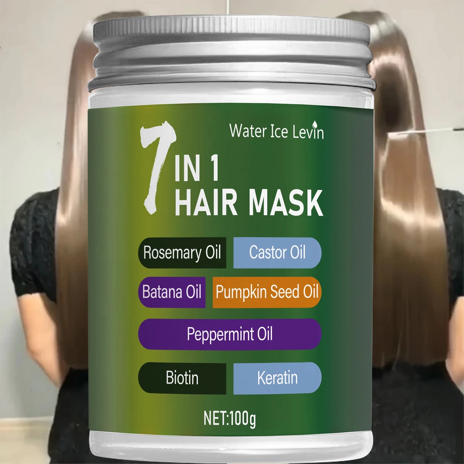 7-In-1 Hair Mask With Biotin And Keratin — Forest Green | KIMLUD
