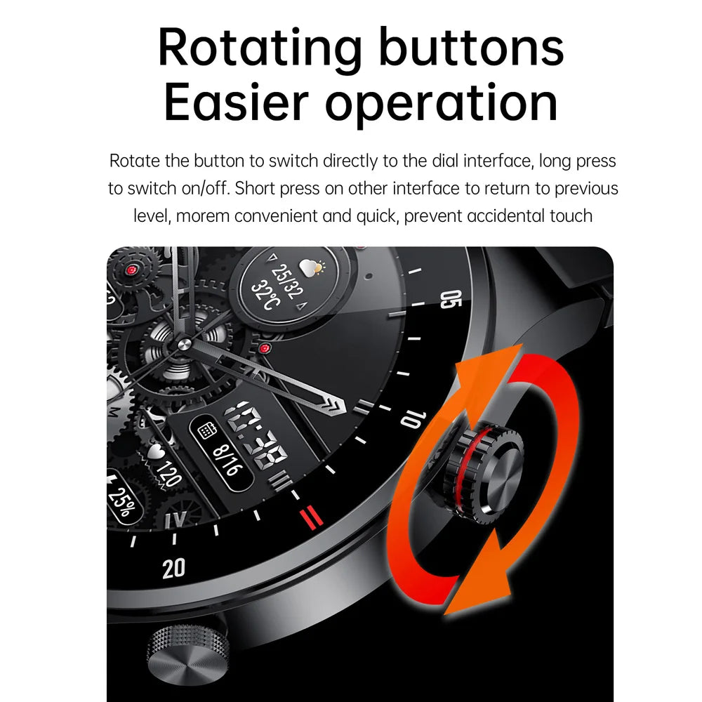Luxury Smart Watches Men NFC BT Call Fitness Waterproof Sports Wrist Intelligent Smartwatches for Women Kids Xiaomi Huawei 2025
