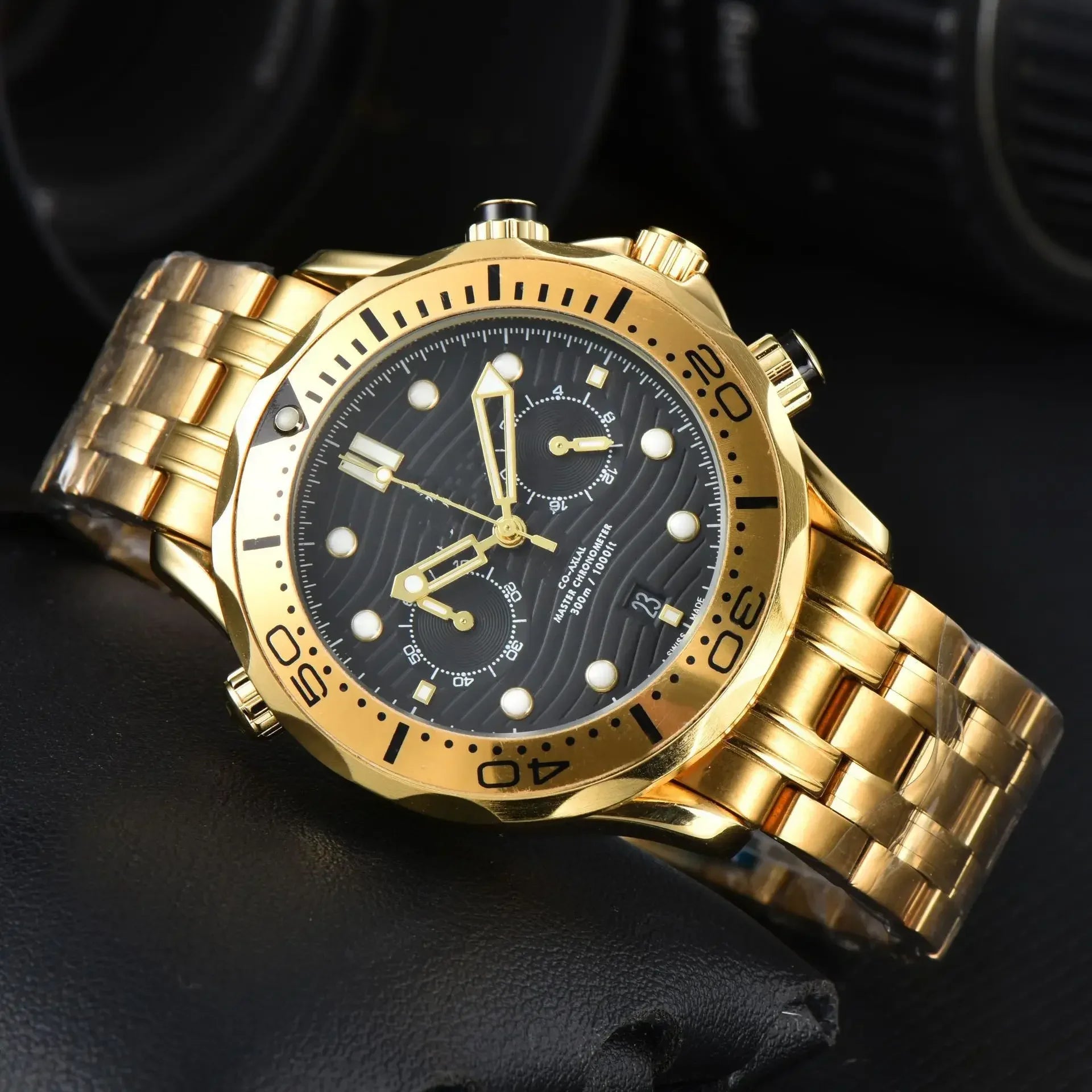 42mm Fully Automatic Mechanical Watch -NH35movement, Ceramic Bezel, Water-resistant Sapphire Crystal, 20mm Steel Band Wristwatch