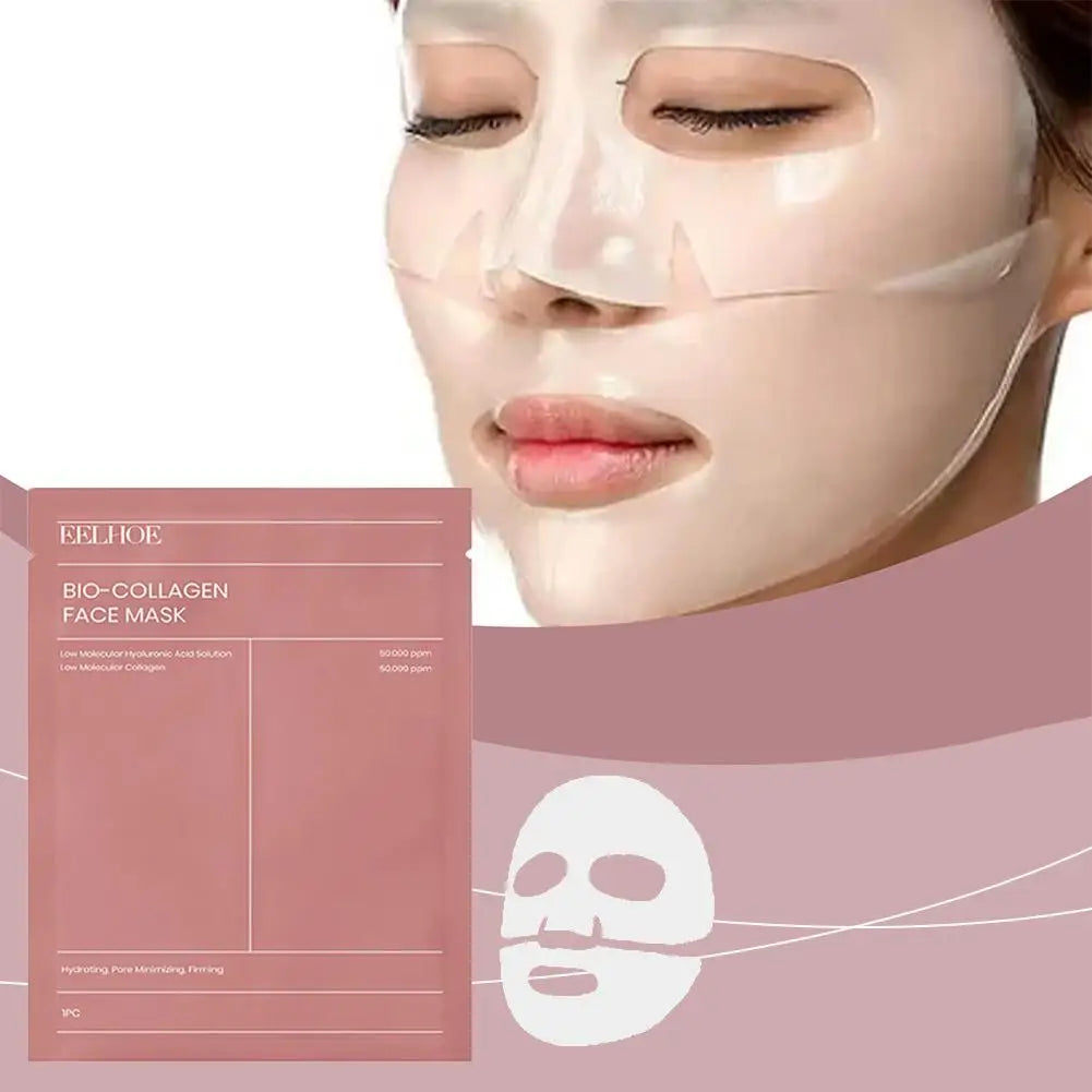 Bio Collagen Face Mask Deep Hydrating Overnight — Rose Pink | KIMLUD