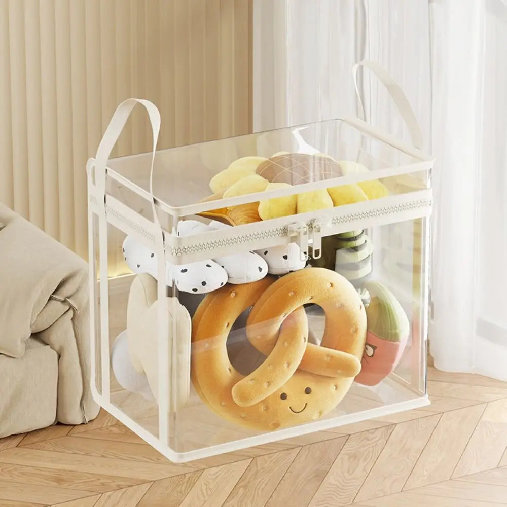 Clear Plastic Stackable Storage Box — Clear | KIMLUD