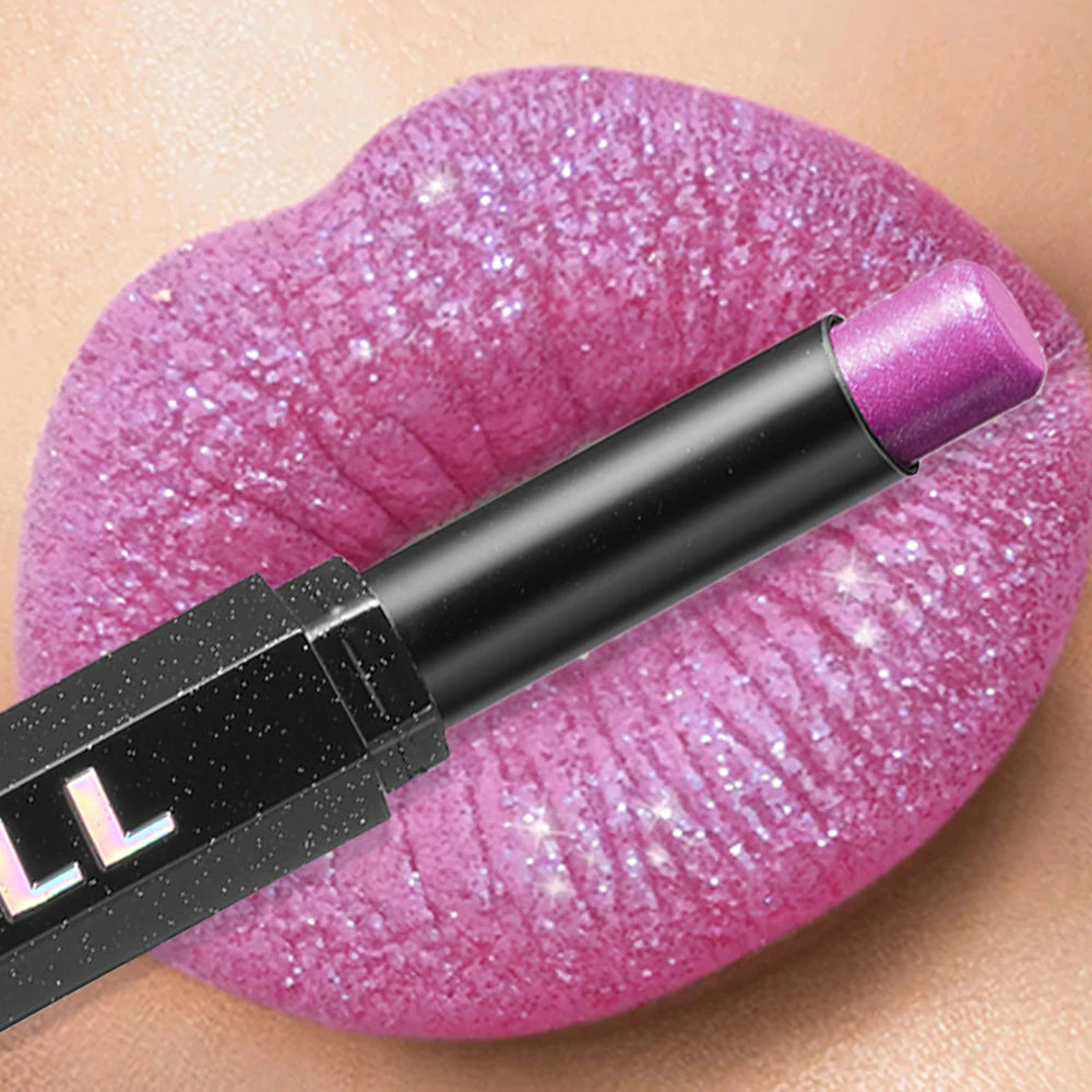 Lipstick – Long-Lasting Waterproof – Metallic Pearl | KIMLUD