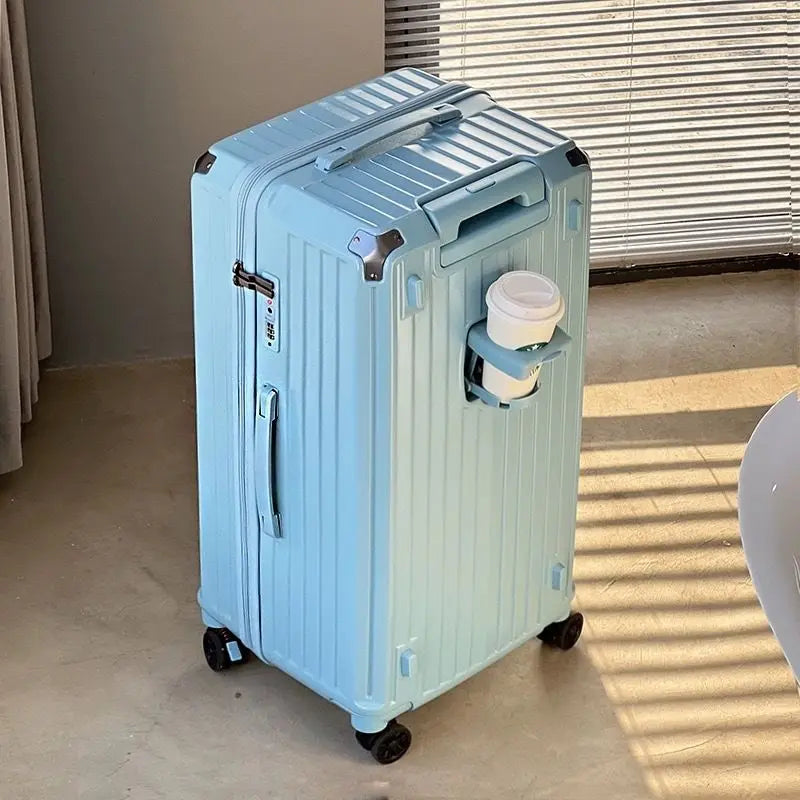 Thickened large capacity luggage compartment, 20 inch boarding case, 24 inch anti drop suitcase, password box, travel luggage