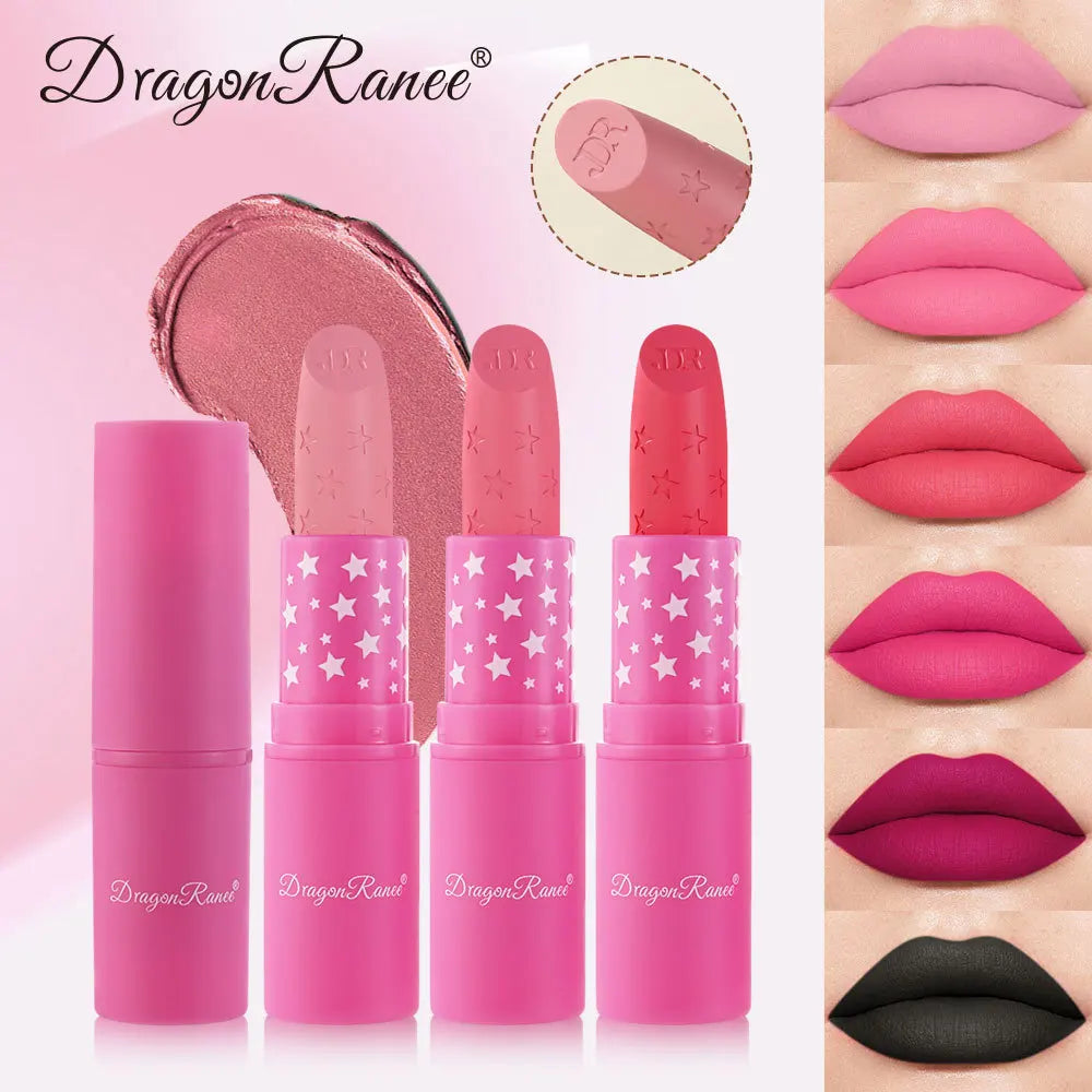 Velvet Matte Lipstick Waterproof — Nude Pink | KIMLUD