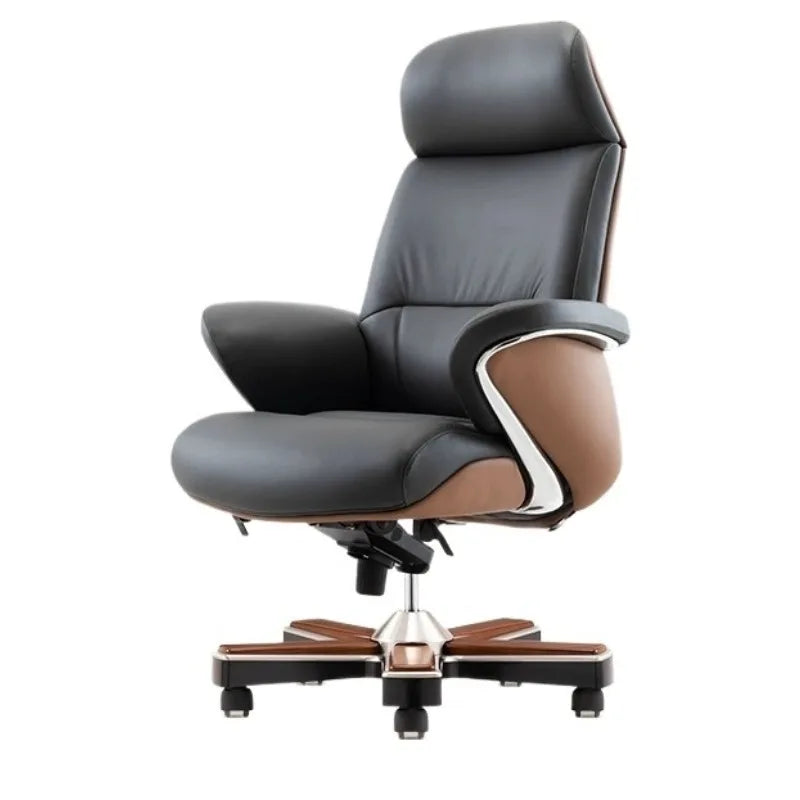 Office Chair - Modern Ergonomic - Cowhide | KIMLUD